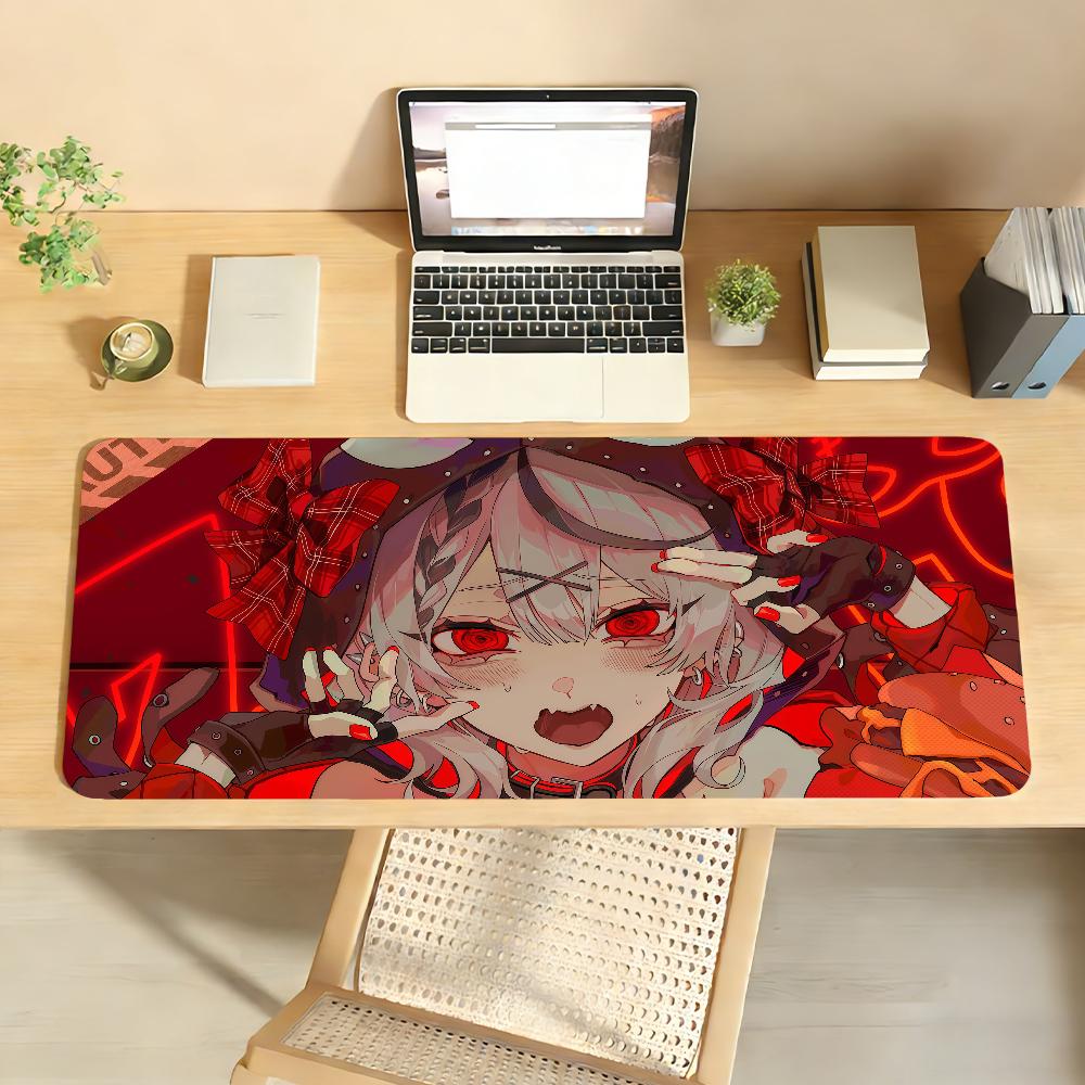 VTuber S-Sakamata Chloe Mouse Pad Non-slip Rubber Gamer Balance Computer Mat Decoracion Deskmat Laptop Office Large