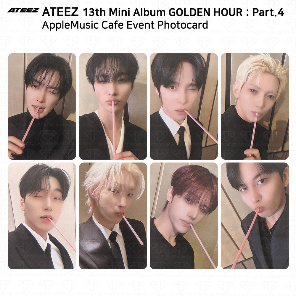 ATEEZ 13-й мини-альбом Golden Hour Часть 4 Фотокарточка с мероприятия AppleMusic Cafe