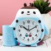 Cute Alarm Clock Children Cartoon Student Get Up To Learn Clocks Fashion Creative Beetle Ornaments Small Seat Clock On The Bed