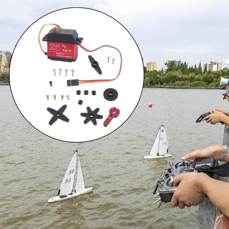 DS3225 25kg Digital Servo High Torque Waterproof Metal Gear Servo for Vehicles