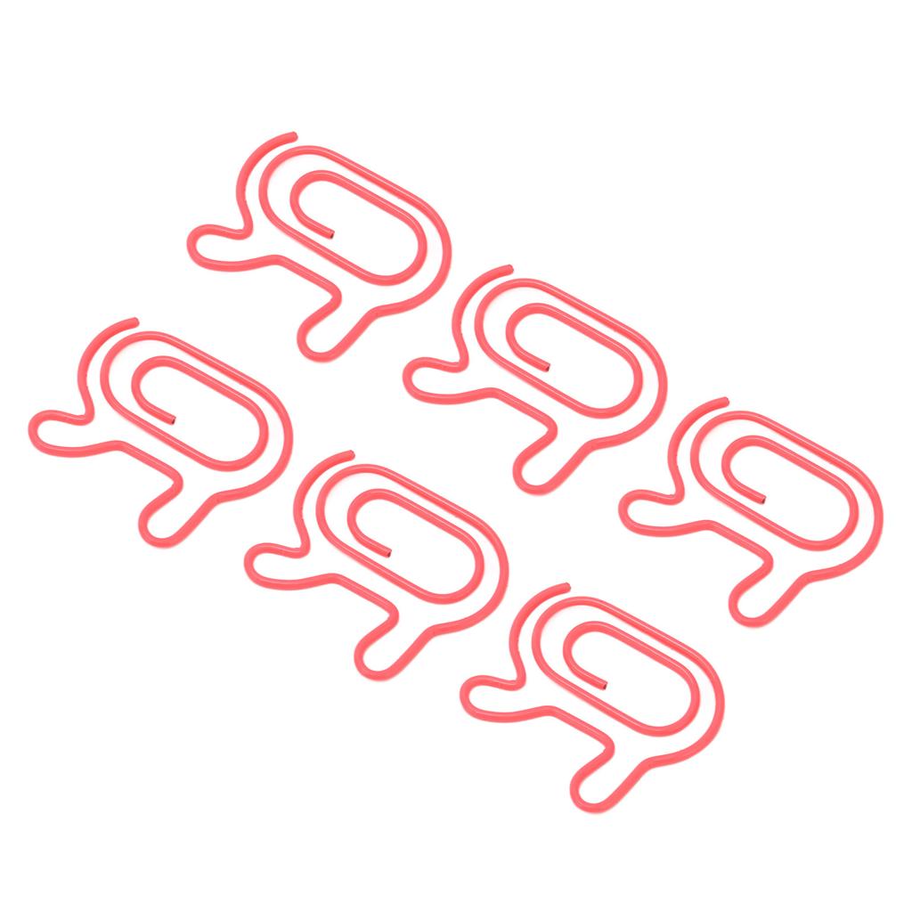 100 шт. Скрепки для бумаги с повышенной устойчивостью к скольжению, предотвращение ржавчины, процесс покрытия, изысканная офисная бумага 