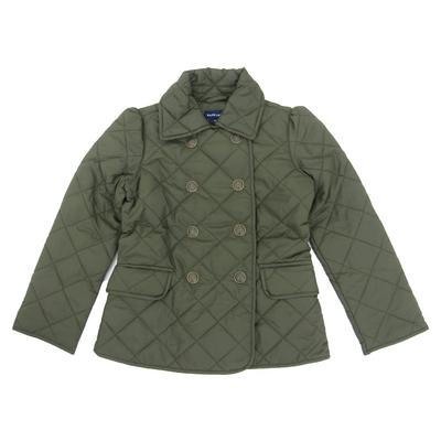 POLO RALPH LAUREN Двусторонняя стеганая куртка для девочек, M, цвет Norton Green, 0101502, [Б/у]