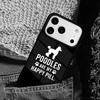 Poodles cartoon Girly Cute Style mobile phone case Compatible with IPhone 17 16 15 14 13 12 11Pro Max 17 Air cover