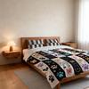 Euphoria Season 3 - Dog Print Duvet Cover Set, Soft, Skin-Friendly, And Comfortable, Suitable For Teenagers' Bedrooms.