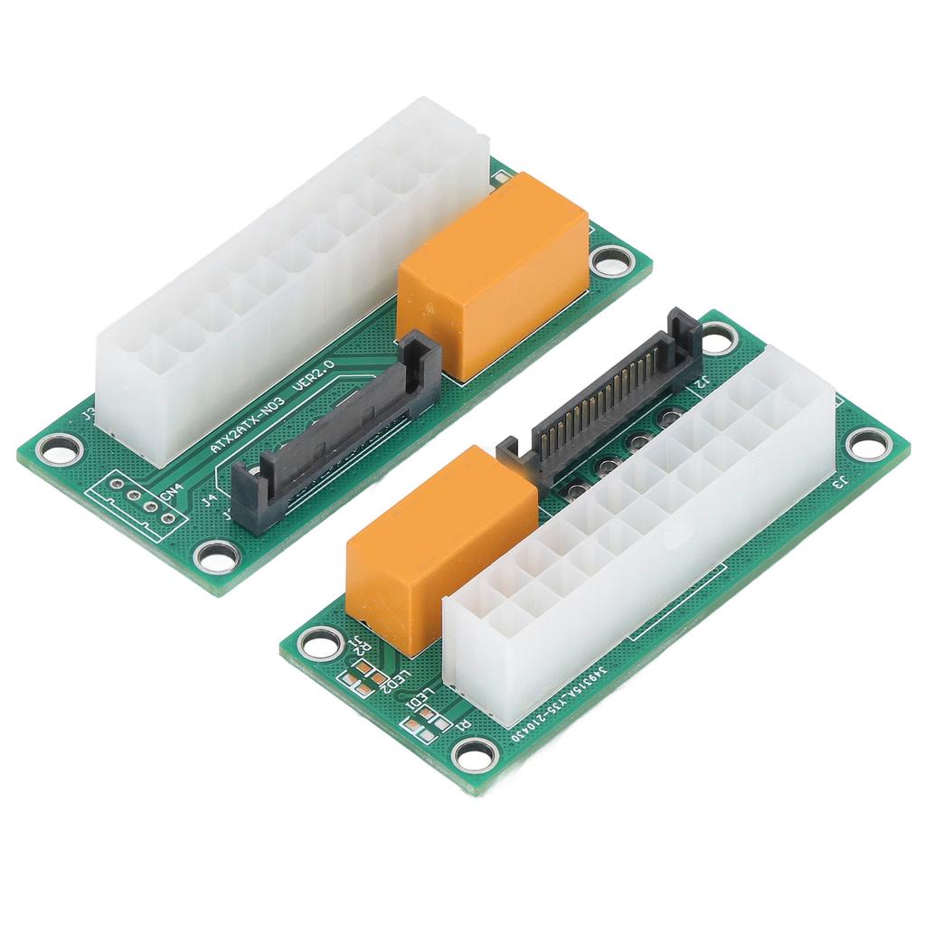 Синхронизатор двойного источника питания, SATA-интерфейс, адаптер двойного блока питания, 24-контактный разъем двойного питания для майнера BTC