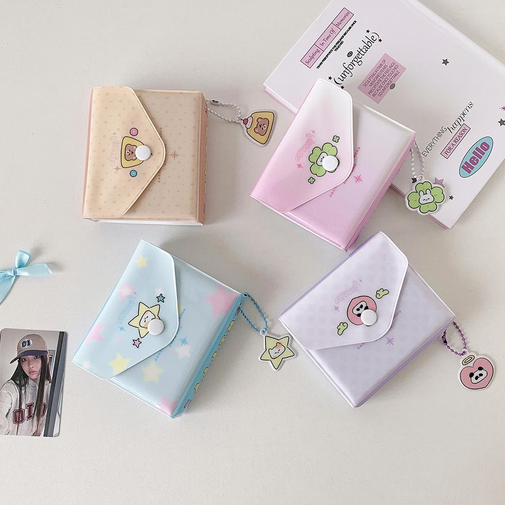 3in ID Photo Korean Photocard Holder PVC Card Cover Idol Card Display Protector School Stationery