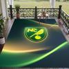Soft Floor Carpet Norwich City Football Pattern Area Rug Decorative Mat For Home Room Decoration