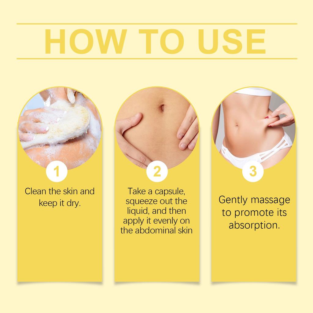 Lymphatic Drainage Slimming Capsules Highlight Body Elasticity Lightness Firm Skin Shaping Body Line Capsules