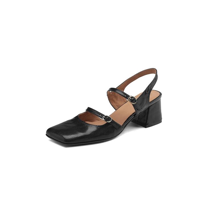 Модные женские сандалии из натуральной кожи 2025 лето, сандалии с закрытым носком и ремешком на пятке для женщин, повседневные гладиаторские женские туфли, сандалии из овечьей кожи