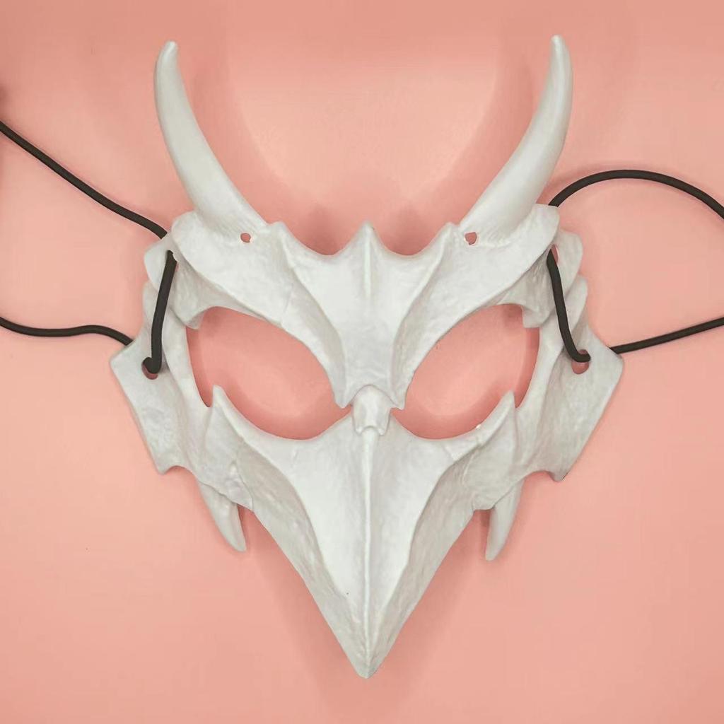 Маски Монстров на Хэллоуин: Дракон, Тигр, Оборотень, Скелет, Призрак.