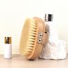 Dry Brushing Body Brush With Soft Bristles Wooden Exfoliator Bath Deep Cleanse