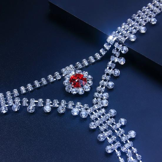 Rhinestone Panty Chain Adjustable Length Brief Chain Strap with Sparkling Rhinestones Sexy Women Body Chain Jewelry Gift