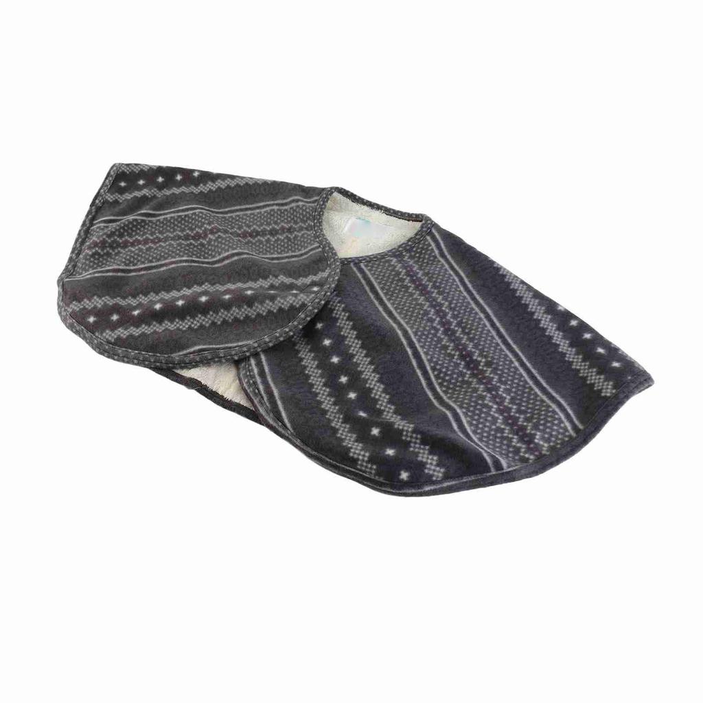 Double Sided Plush Warm Shoulder Cape Old People Shoulder Protective Shawl for Winter