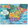 APLI Kids 18893 18893-Magnetisches Puzzle Karte Von Spanien-Set Mit 50 Magneten Zum Erlernen Der Geografie Kinder AB 5 Jahren