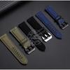 Для Panerai PAM111 441 137 386 Мужские Ремешок для часов Нейлон Холст нейлон Коровья кожа Ремешок для часов 20 22 24 мм Пряжка из нержавеющей стали Аксессуары
