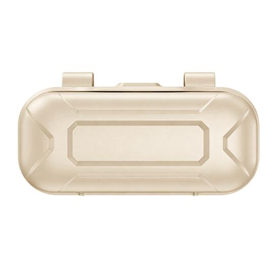 Car Visor Clip-On Storage Eyewear Case with Box Sun Visor Push-Open Cover Dustproof