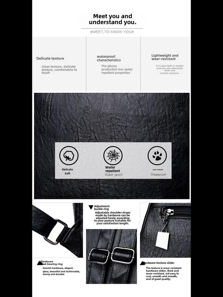 Women's Large Capacity Anti-Theft Backpack: 2024 Autumn/Winter Trendy American-Style Fashion Niche Design