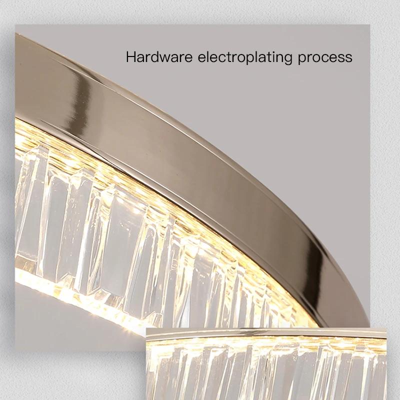 Nordic Design Luxury Living Room Chandeliers Спальня Столовая Подвесной Светильник Глянцевая Лампа Украшение Комнаты Кольцевое Освещение Приспособление