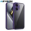 KEYSION Прозрачный чехол для Xiaomi POCO X8 Pro Max Мягкий силикон+ПК HD Clear Простой ударопрочный задняя крышка телефона для POCO X8 Pro