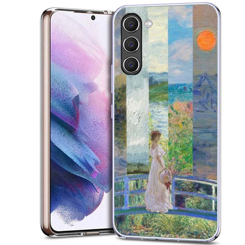 Чехол для телефона с картиной Клода Моне для Samsung A54 A14 A24 A34 A17 A37 A57 A55 A35 A25 A15 A13 A23 A33 A53 A07 A05S A04S A03 A73 Galaxy