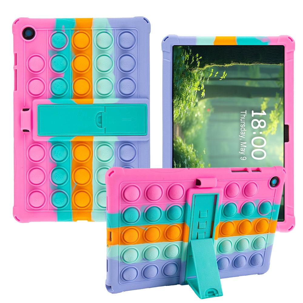 Для Samsung Tab A9 Plus Чехол 11 дюймов Мягкий Силиконовый Подставка Планшет Фунда Для Galaxy Tab A9 Plus Чехол Коке SM-X210 X216