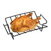 Large Carbon Steel Roasting Rack High-Temperature Resistant Versatile V-shaped Griddle Rib Grilling Rack