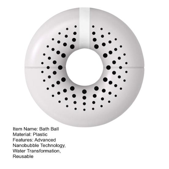 1/2Pcs Hydrogen Bath Ball Tablets Muscle Stress Relief Nanobubble Technology Hydrating Nourishing Water Bath Ball