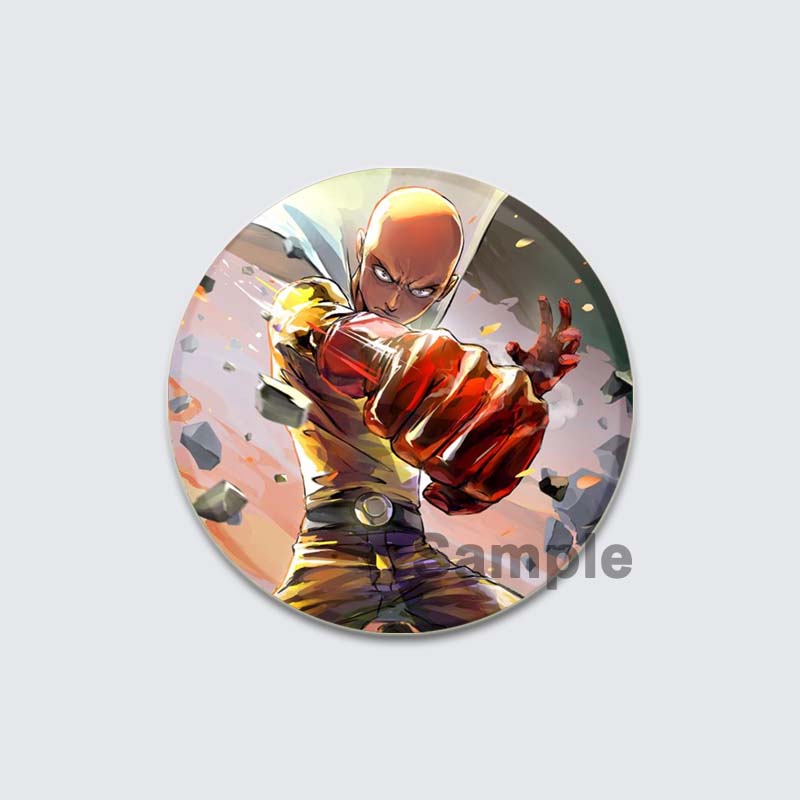 32/44/58 мм Аниме One Punch Man значки на лацкан мультфильм косплей Сайтама Генос Дженос Соник Тацумаки Фубуки Гару значки броши аксессуары подарки