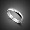 Simple Marriage Engagement Ring 100 %925 Sterling Silver Couple Ring Woman &Man Single Ring Solid Silver Jewelry Gift
