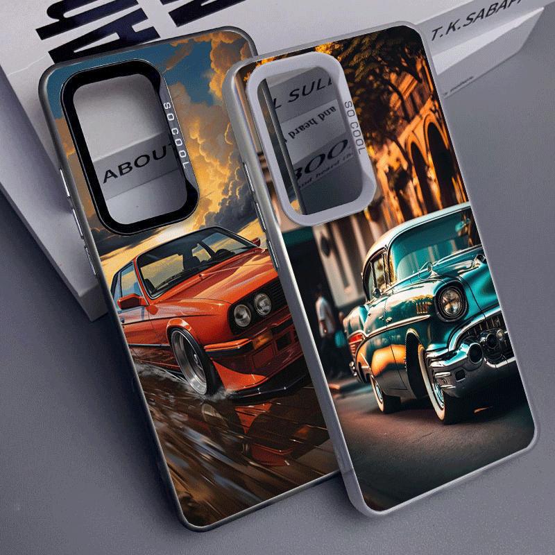 Классический Винтажный Ретро Автомобиль Мягкий Чехол для Телефона для Samsung A17 A16 A15 A14 A13 A57 A56 A55 A54 A53 A37 A36 A35 A34 A33 A26 A25 A24 A2
