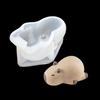 Lovely Dessert Baking Mold Cute Animal Shape Clear Puddings Mould  Desktop Decoration