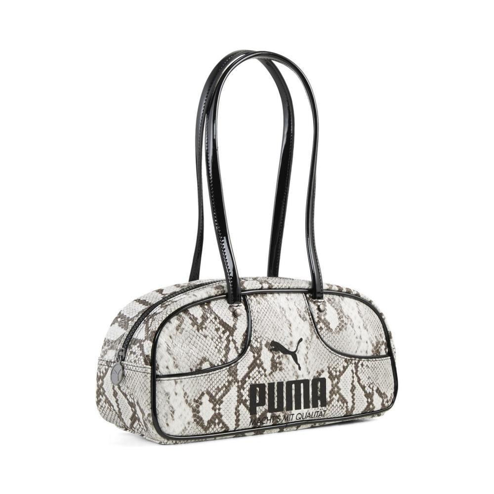 Puma M 1976 Змеиная Кожа Флейта Рукоятка Сумка Белый Черный 092859 01wh Bk