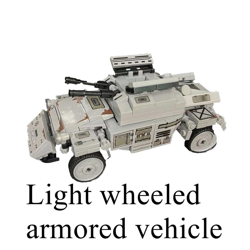 M3A1 Бронеавтомобиль M6 Грузовик M22 Локуст Вторая мировая война Высадка в Нормандии Великобритания США Германия Армия Наборы Строительные блоки Кирпичики Игрушка Вторая мировая война Военный