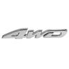 Car Tailgate Sticker Metal Plating Trunk Lid Emblem Badge Decal Easy Installation Auto Exterior Accessories with Adhesive