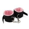 Sexy Leather BDSM Bondage Gear Kit Plush Restraints Handcuffs Whip Gag Nipple Clamps Sex Toys for Couples YM