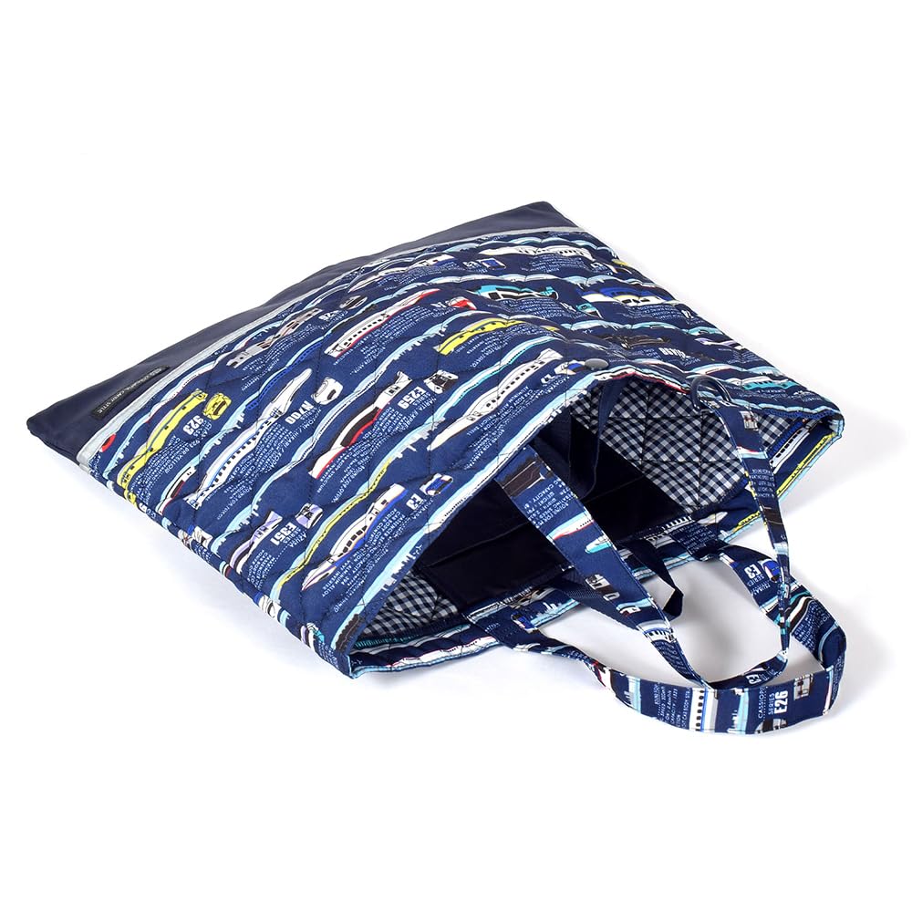 COLORFUL CANDY STYLE Quilted Entrance Set Lesson Bag and for Boys 4-Piece Kindergarten/School (Includes Reflector) - Water-Repellent, Lightweight,