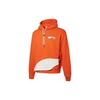 Puma Roaringwild X Hooded Sweatshirt With Logo Patchwork Men Tops Orange 532593-89