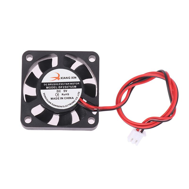 Инновационный и практичный ультра-миниатюрный бесщеточный вентилятор, электрический постоянный ток 5 В 2507, мини-микро крошечный охлаждающий вентилятор 2,5*2,5 см