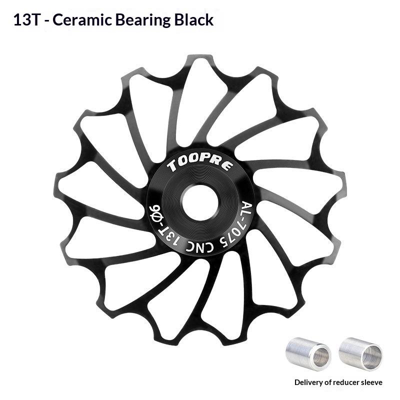 Bicycle Rear Derailleur Guide Wheel 11T 13T Aluminum Alloy Bearing Lightweight Ceramic Bearings For Mountain Road Bike