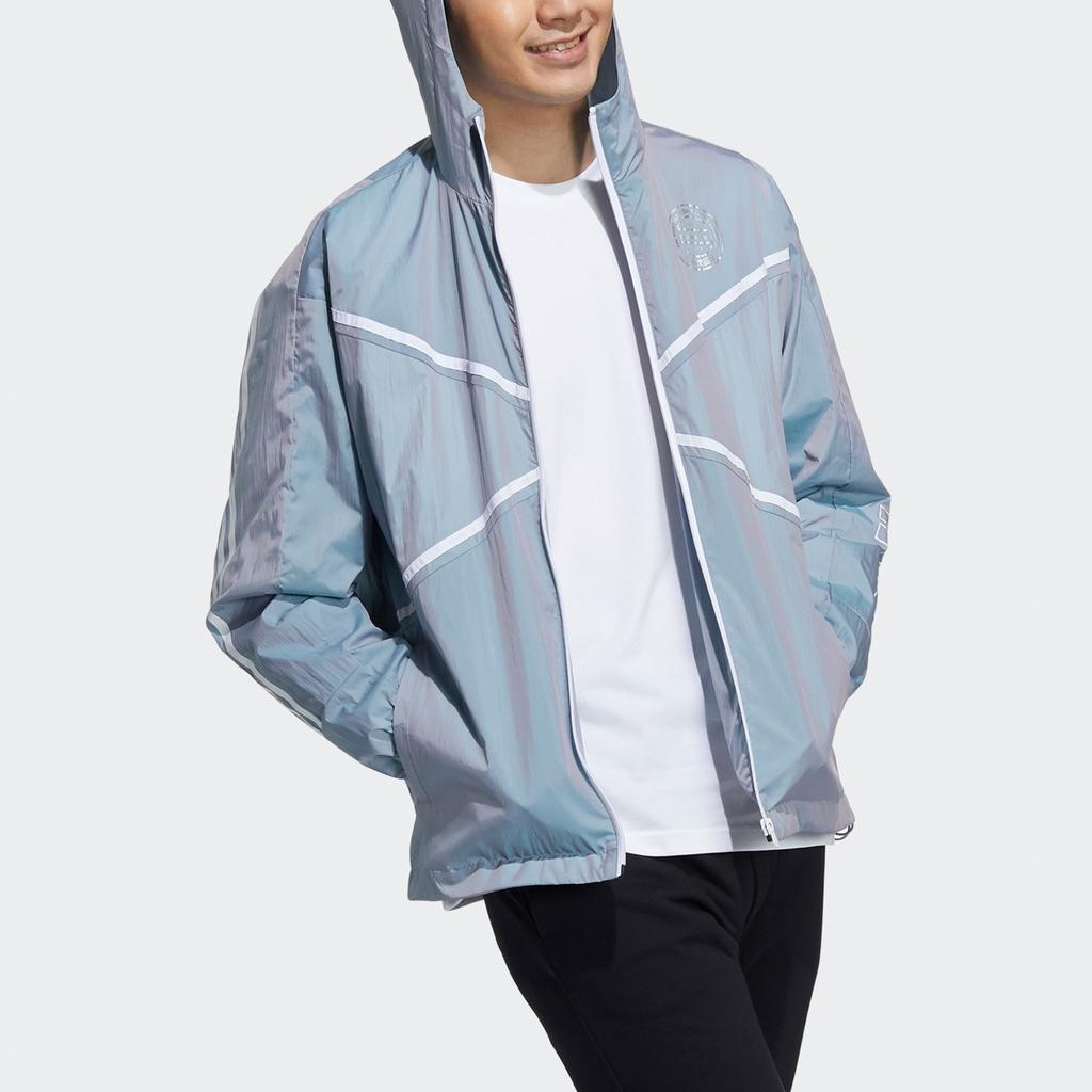 adidas neo M Hype Wb Q2 Casual Sports Hooded Jacket Blue Men's GP5717