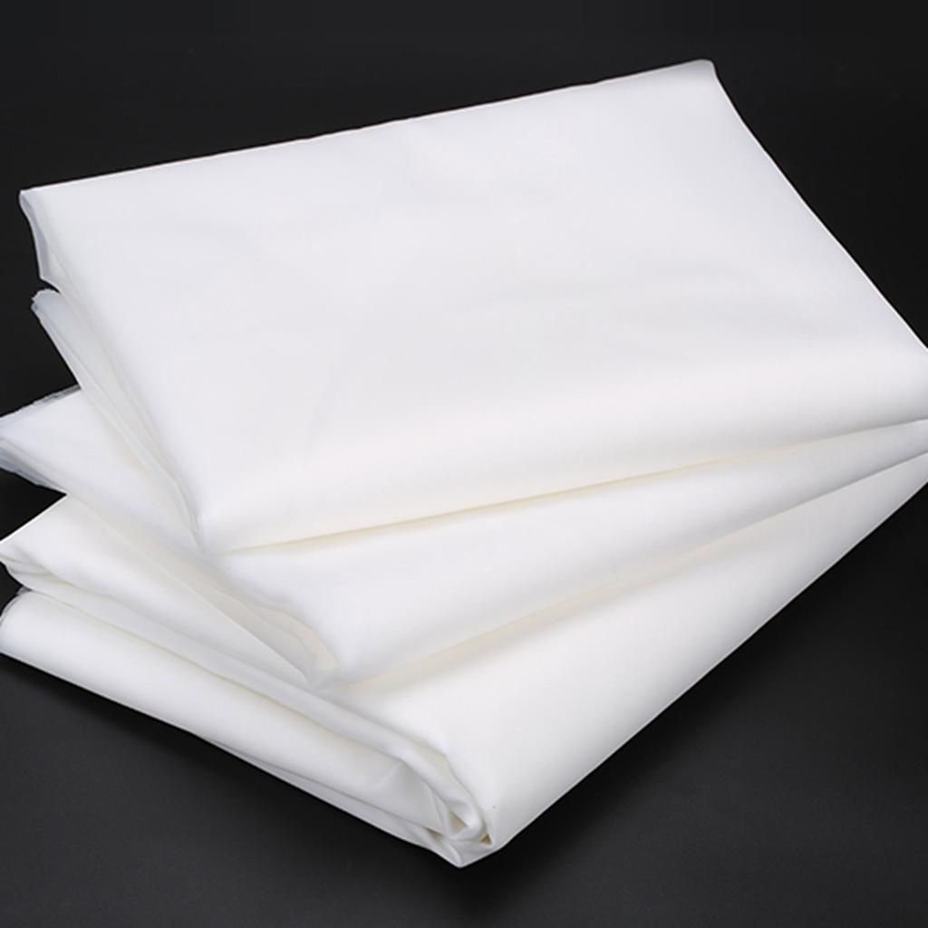 White Silk Mesh Nylon DIY Apparel Sewing Fabric Fine Mesh Micron Filter Net Fabrics Cloth High Stretch Resistance Mesh Fabrics