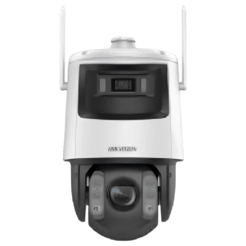 HIKVISION 7-дюймовая панорамная PTZ-камера безопасности 4 Мп + 2 Мп с 23-кратным зумом, штепсель CN (адаптер в комплекте)