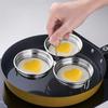 Stainless Steel Egg Cooker Mold with Grab Handle Omelette Maker Egg Poaching Pan Breakfast