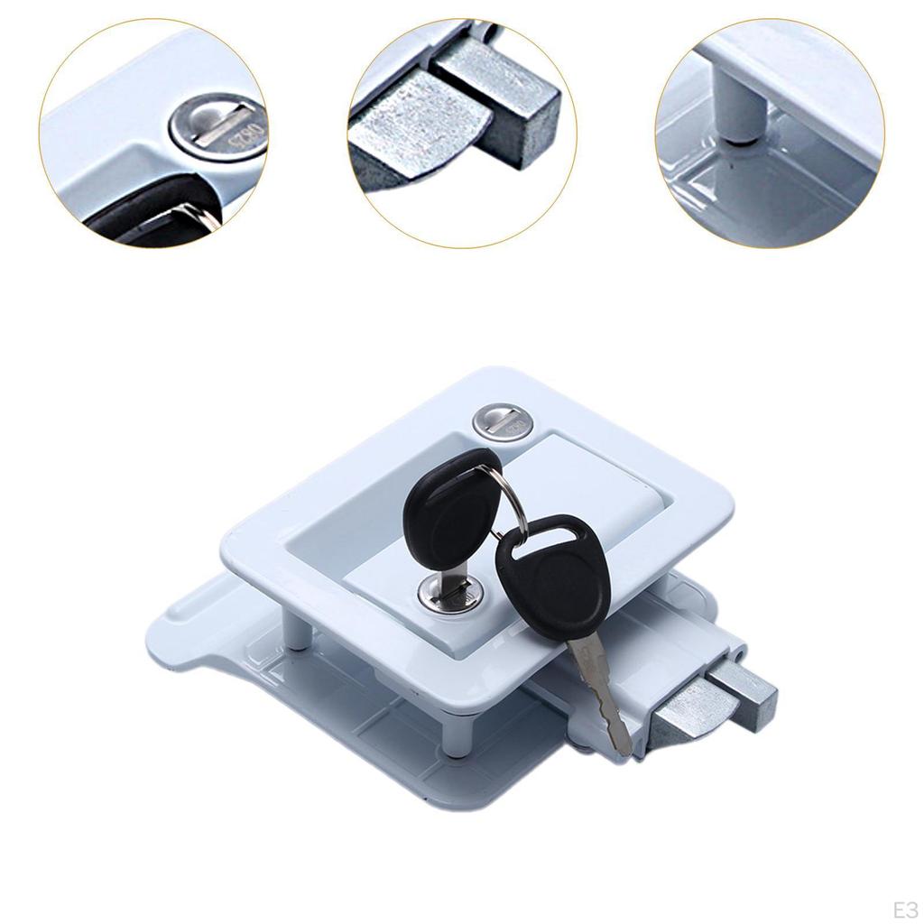 Дверной замок для автофургона с защелкой Входная защелка Простая установка Аксессуары для путешествий с ключами Замена запасных частей