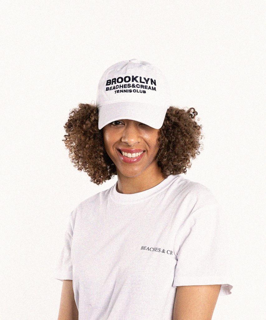 Кепка-бейсболка Bichiseuaenkeulim Brooklyn Tennis Club - Белая
