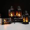 Led Electronic Candle Light Hexagonal Wind Light Portable Handheld Small Lantern Small Night Light Decorative Ornament