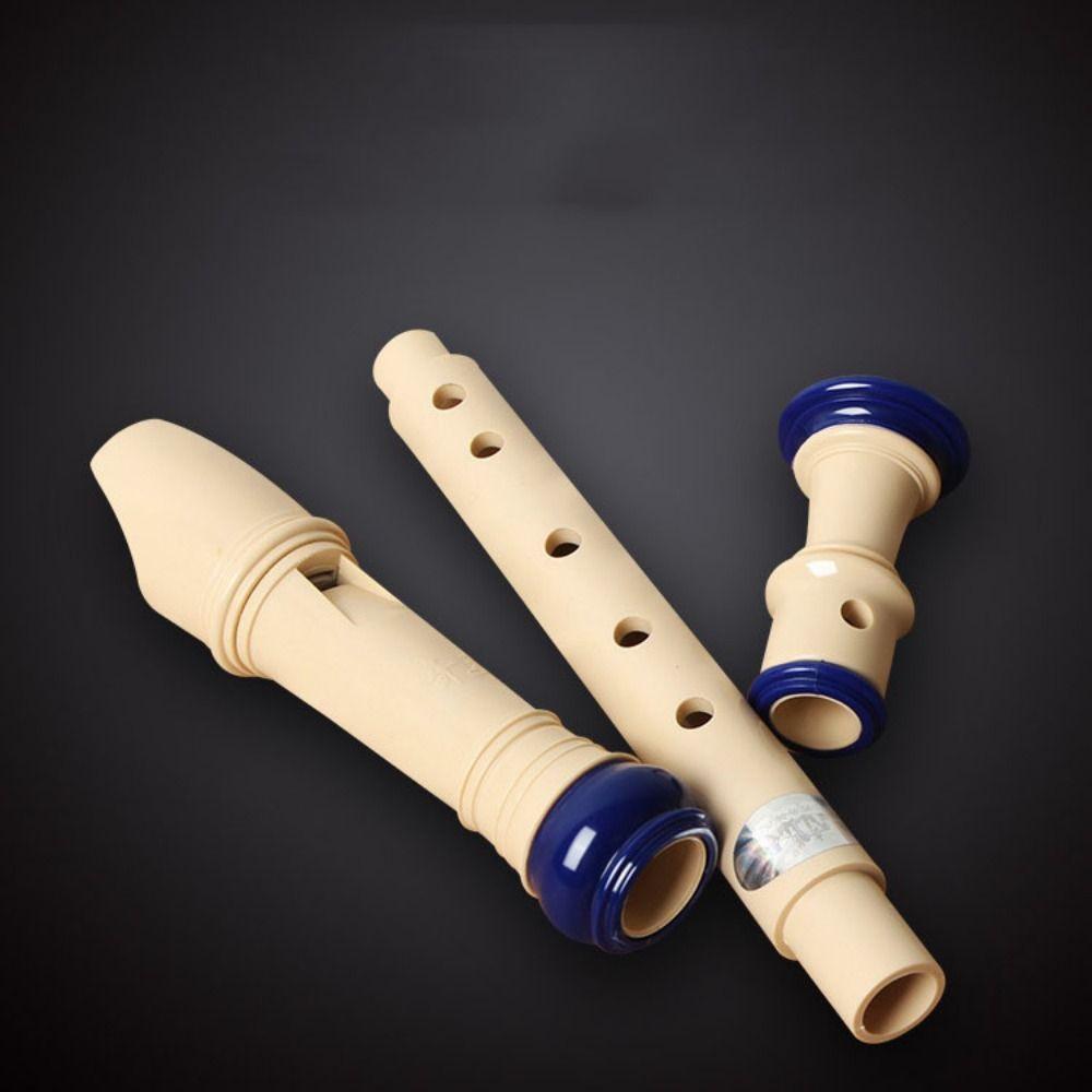 Food Grade ABS Eight Hole Clarinet Easy Adjustable Vertical Flute Soprano Recorder Kids Children