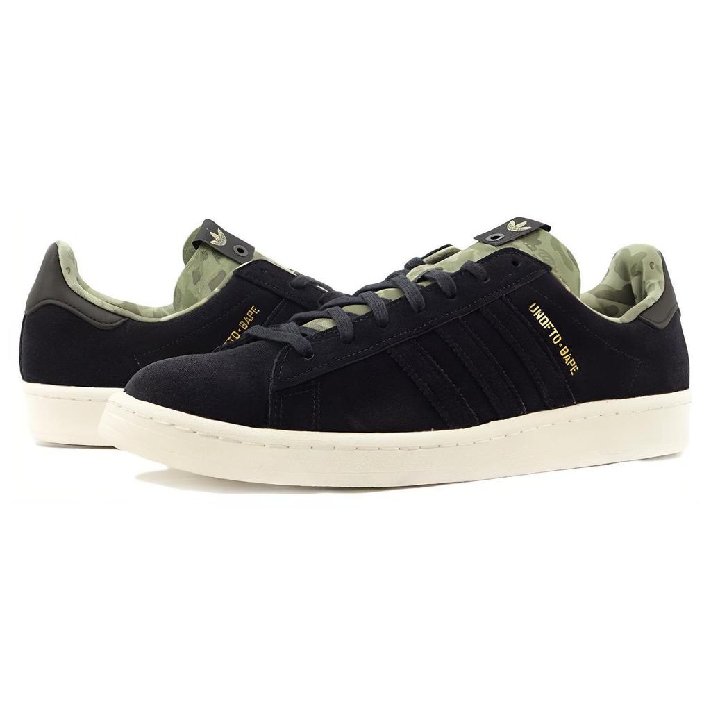 Campus Undefeated x A Bathing Ape x Campus Adidas Originals 80-е 'Черный' Q34750
