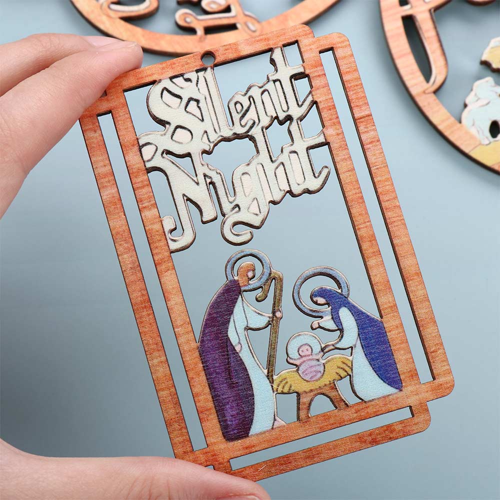 Украшения для елки своими руками. Подвески для рождественских сцен. Украшения на тему «Рождение Иисуса».