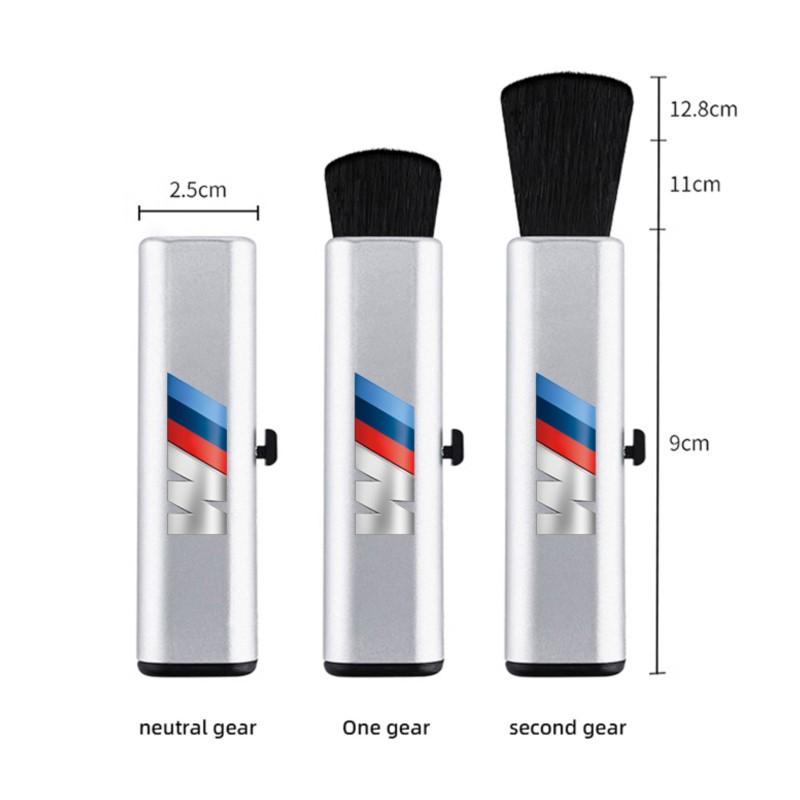 BBIL9 Car Interior Cleaning Soft Brush Tool Dust Remover Sticker For BMW G80 G06 G07 G42 G14 G15 G16 F82 X1 X3 M1 M2 M3 M4 M5 M6 M7